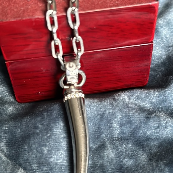 Dolce & Gabanna Steel Horn of Plenty necklace - Picture 2 of 4